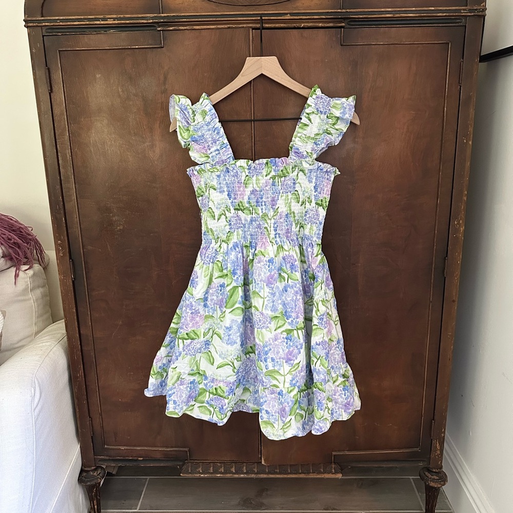 Hill House women’s Dress in Blue and Green